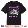5 Years Old Birthday K Pop Kids 5Th Birthday Girls K Pop Shirt