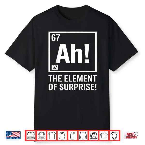 Ah Element Of Surprise 6 7 I Wear This Shirt Periodically Shirt