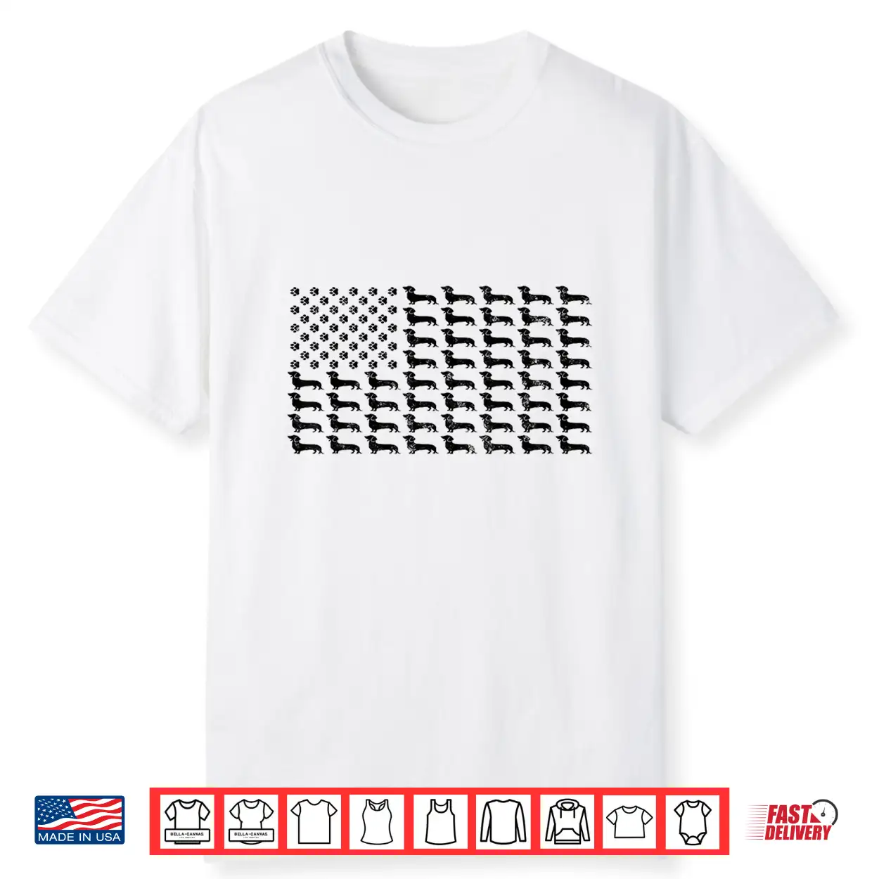 American Flag Dachshund Dog Paw Lover Patriotic 4Th Of July Shirt For Women Men American Flag Dachshund Dog Paw Lover Patriotic 4Th Of July Shirt For Women Men