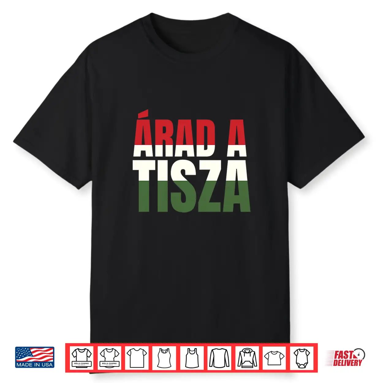 Arad A Tisza Part Magyar Hungarian Premium Tri Blend Shirt Arad A Tisza Part Magyar Hungarian Premium Tri Blend Shirt