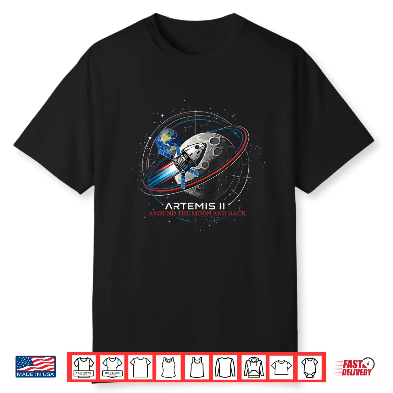 Artemis Ii Around The Moon And Back Astronaut Explorer Shirt Artemis Ii Around The Moon And Back Astronaut Explorer Shirt