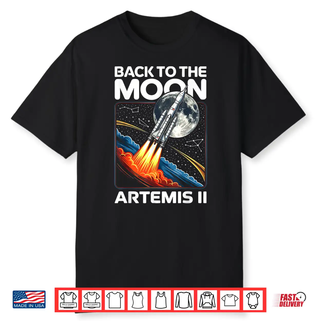 Artemis Two Launch Back To The Moon Twenty Twenty Six Shirt Artemis Two Launch Back To The Moon Twenty Twenty Six Shirt