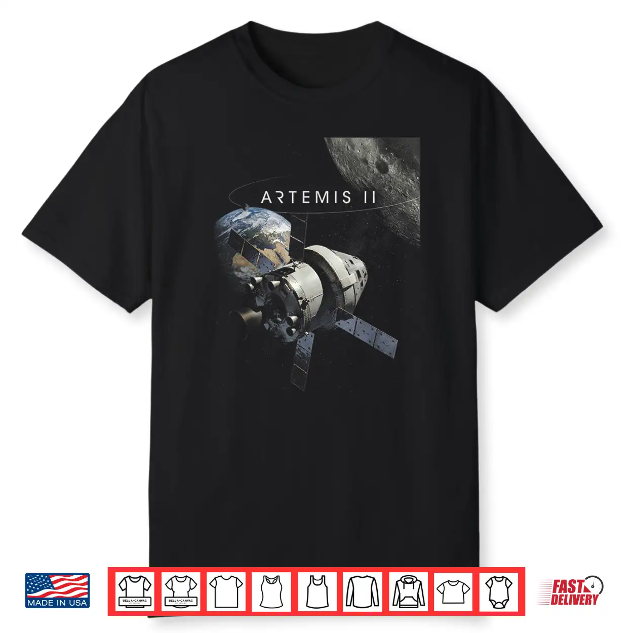 Artemis Two Twenty Twenty Six Rocket Launch Mission Shirt Artemis Two Twenty Twenty Six Rocket Launch Mission Shirt