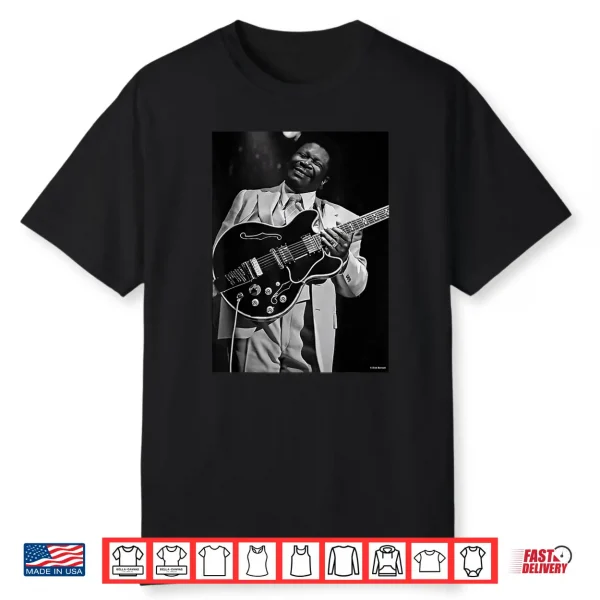B B King Of The Blues Live L A 1979 By Dick Barnatt Shirt