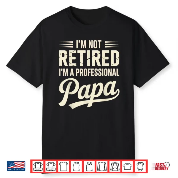 Best Papa Art For Grandpa From Grandkids Father’S Day Papa Shirt