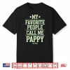 Best Pappy Design For Grandpa Grandfather Father’S Day Pappy Shirt
