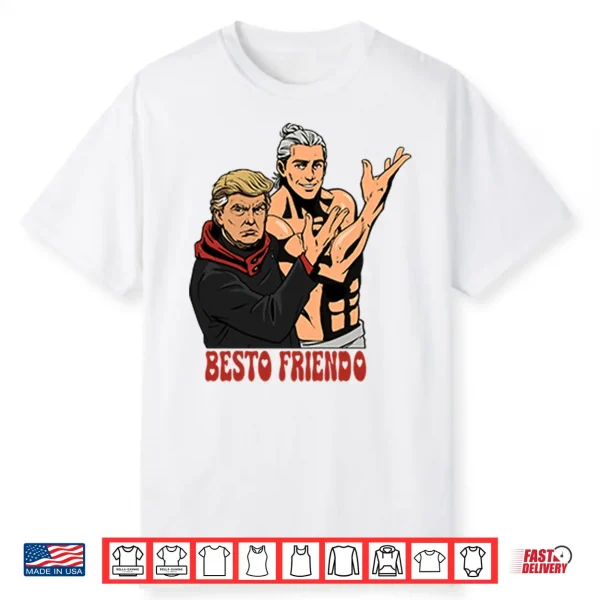 Besto Friendo Trump Epstein Inspired Meme Shirt