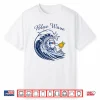 Blue Wave Cat Riding The Blue Wave No Kings Funny Cat Shirt