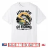 Boy Christian Fishing Jesus Said Go Fishing Bible Verse Teen Shirt
