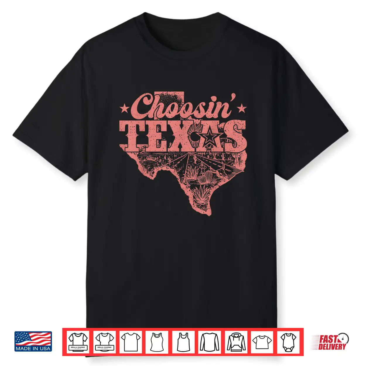 Choosin Texas Retro Texas Pride Western Cowboy Texas Girl Shirt Choosin Texas Retro Texas Pride Western Cowboy Texas Girl Shirt