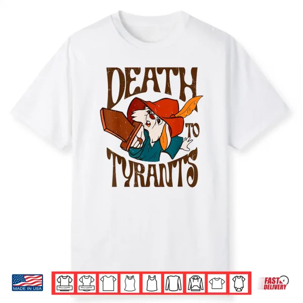 Death To Tyrants Retro Rabbit Meme Shirt