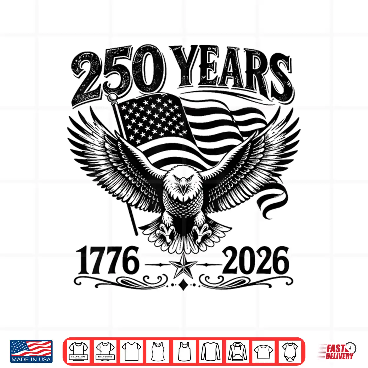250 Anniversary Usa Patriotic Eagle 250Th 4Th Of July 2026 Shirt 250 Anniversary Usa Patriotic Eagle 250Th 4Th Of July 2026 Shirt