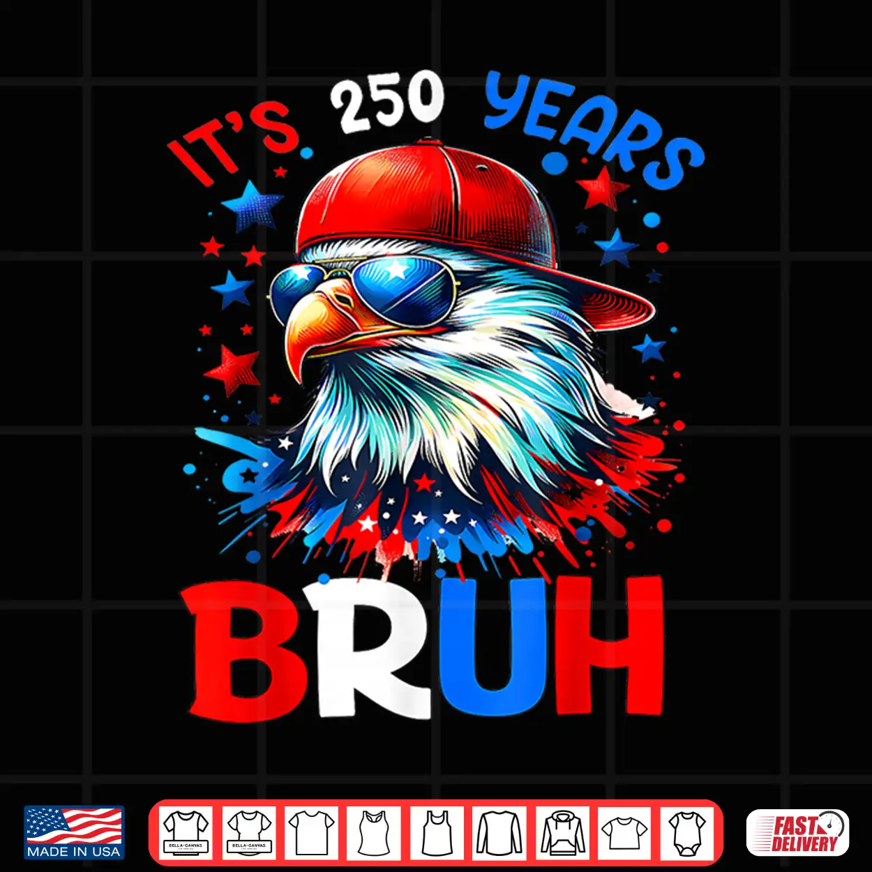 250 Years Bruh 250Th Anniversary Usa Eagle 4Th Of July Boys Shirt 250 Years Bruh 250Th Anniversary Usa Eagle 4Th Of July Boys Shirt
