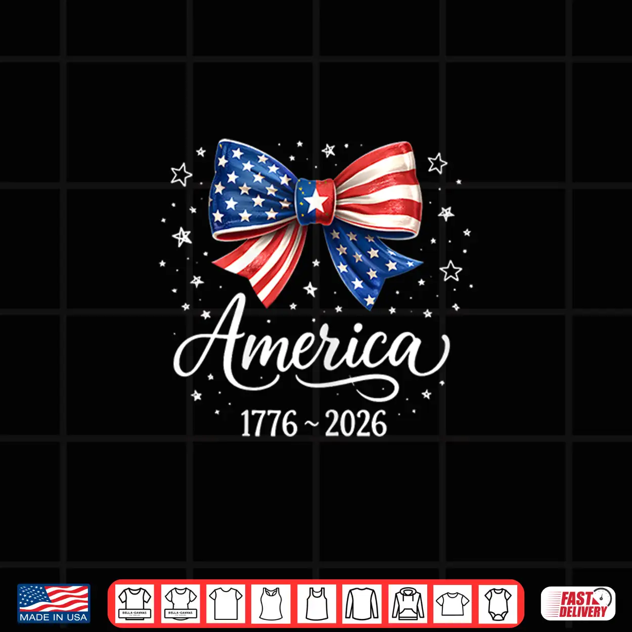 250Th Anniversary Usa Coquette Bow Girls Kids Womens Shirt 250Th Anniversary Usa Coquette Bow Girls Kids Womens Shirt