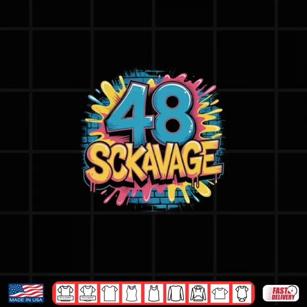 48 Scav Bold Urban Street Art Style Shirt 4 Design 48 Scav Bold Urban Street Art Style Shirt