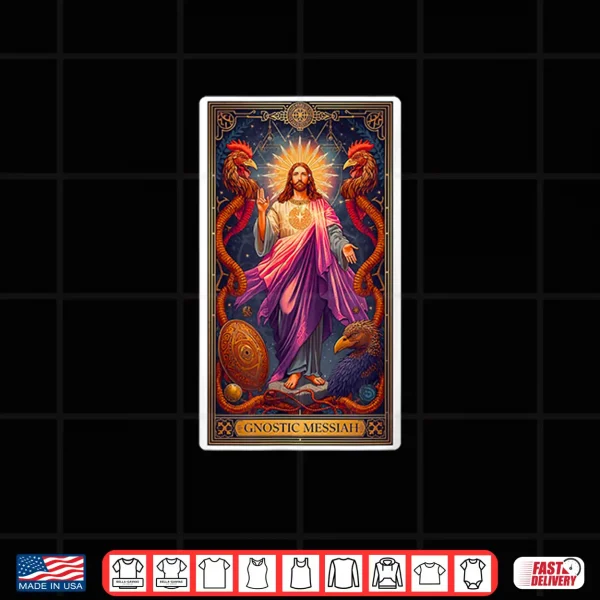 Design A Gnostic Messiah Jesus Tarot Card Featuring Abraxas Shirt