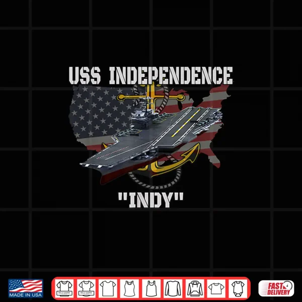 Design Aircraft Carrier USS Independence CV 62 CVA 62 Veterans Day Shirt
