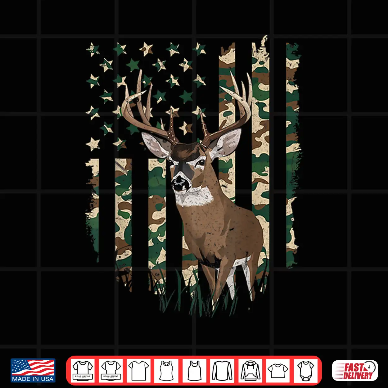 American Flag Deer Hunting Camo Men’S 4Th Of July Dad Shirt American Flag Deer Hunting Camo Men’S 4Th Of July Dad Shirt