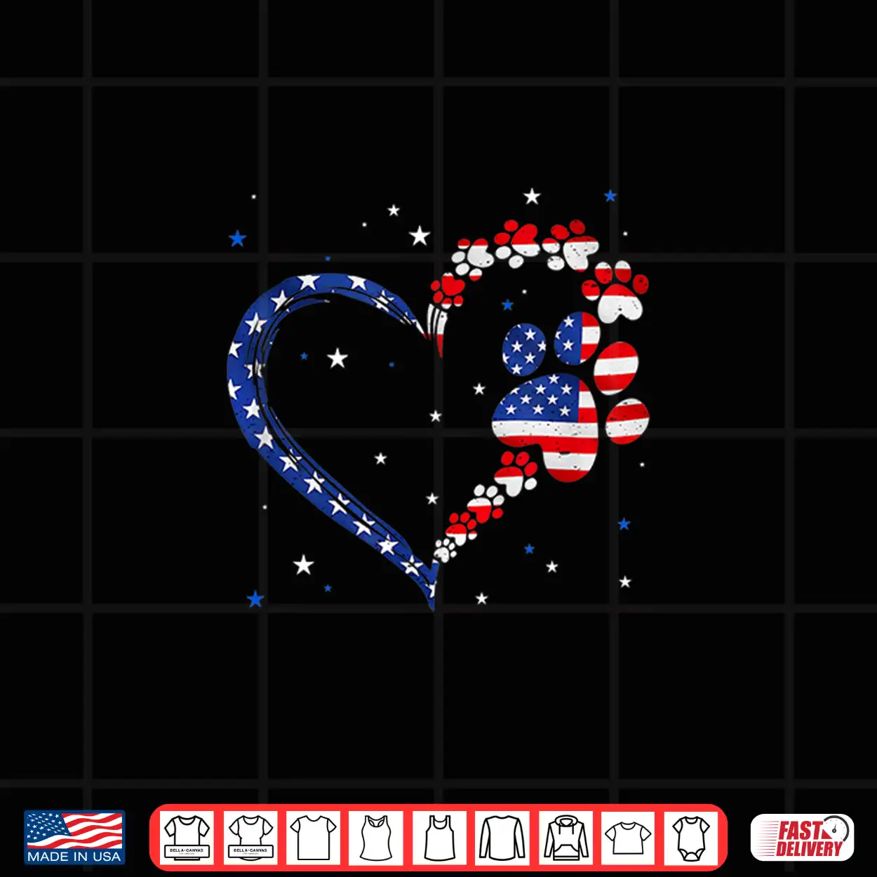 American Flag Patriotic Dog Cat Paw Print 4Th Of July Shirt American Flag Patriotic Dog Cat Paw Print 4Th Of July Shirt