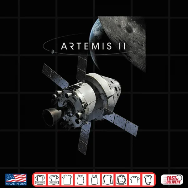 Artemis 2 2026 Rocket Launch Mission To The Moon Artemis 2 Shirt 4 Design Artemis 2 2026 Rocket Launch Mission to The Moon Artemis 2 Shirt