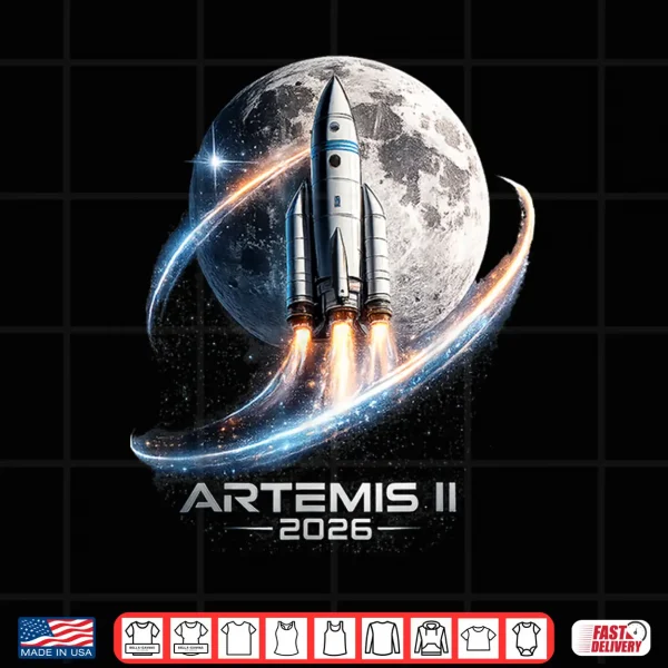 Design Artemis II Launch to The Moon 2026 Shirt