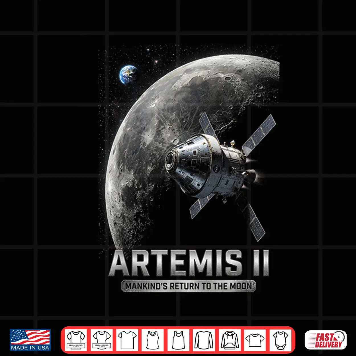 Artemis Twenty Twenty Six Rocket Launch Mission Shirt Artemis Twenty Twenty Six Rocket Launch Mission Shirt