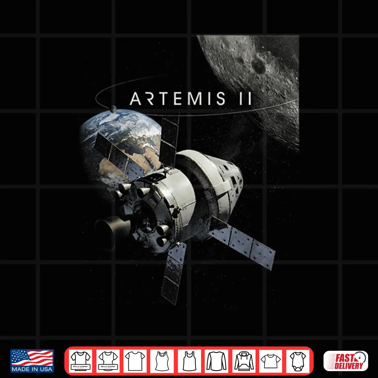 Artemis Two Twenty Twenty Six Rocket Launch Mission Shirt Artemis Two Twenty Twenty Six Rocket Launch Mission Shirt