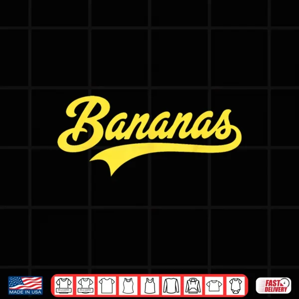 Design Banana Retro Throwback Popular Fruit Humor Classic Shirt