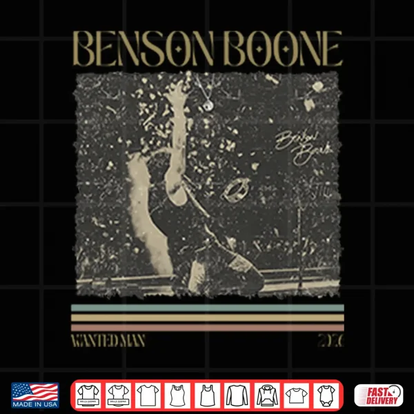 Benson Boone Wanted Man 2026 Shirt 4 Design Benson Boone Wanted Man 2026 Shirt