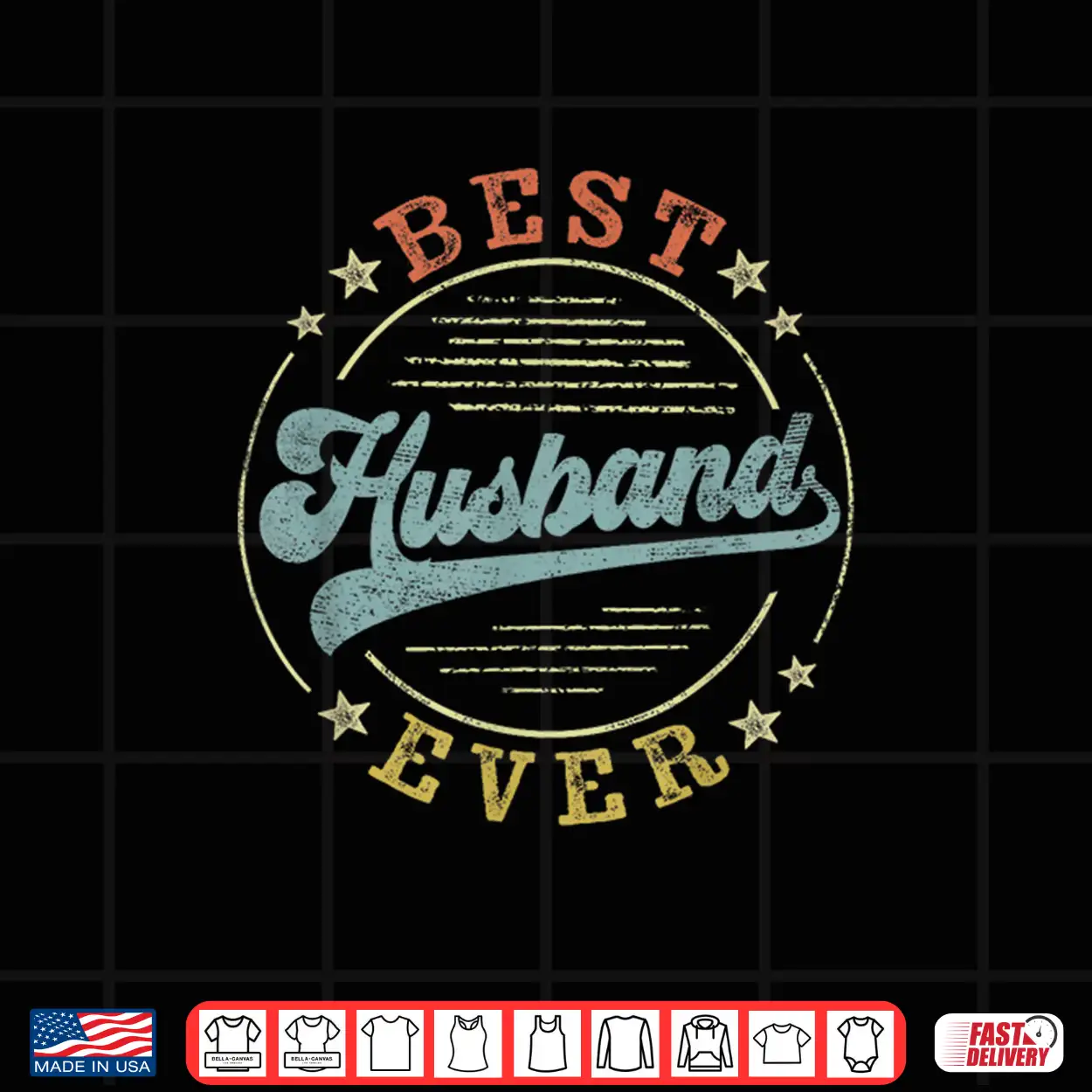 Best Husband Ever Father’S Day Husband Gifts Vintage Emblem Shirt Best Husband Ever Father’S Day Husband Gifts Vintage Emblem Shirt