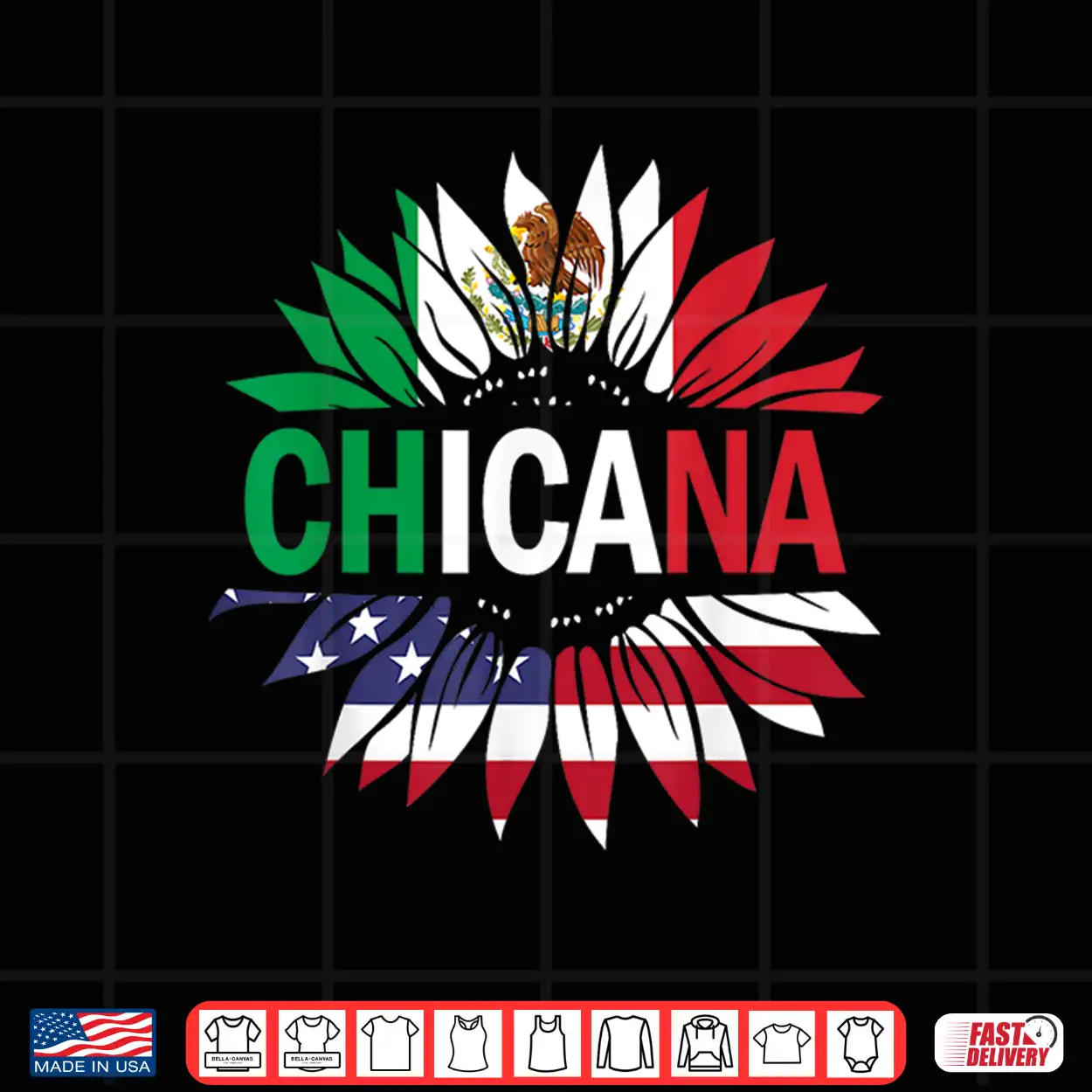 Chicana Shirt Men Women Kids Girls Boys Mexican Usa Flag Shirt Chicana Shirt Men Women Kids Girls Boys Mexican Usa Flag Shirt
