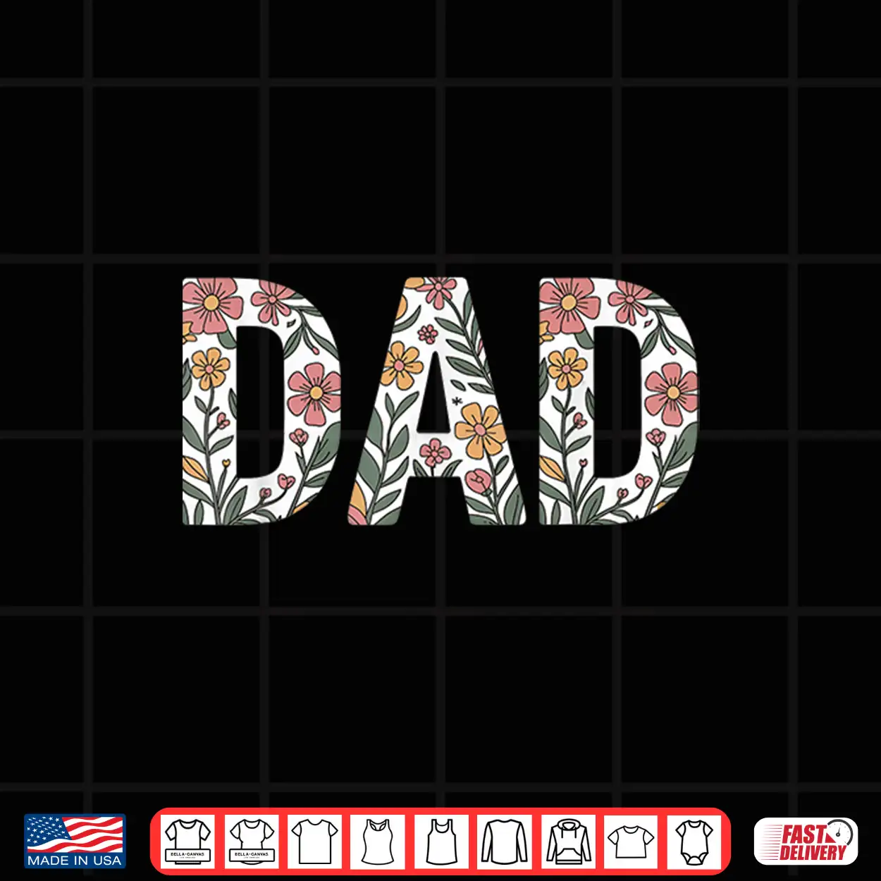 Colorful Flowers Dad For Father’S Day Celebration Shirt Colorful Flowers Dad For Father’S Day Celebration Shirt