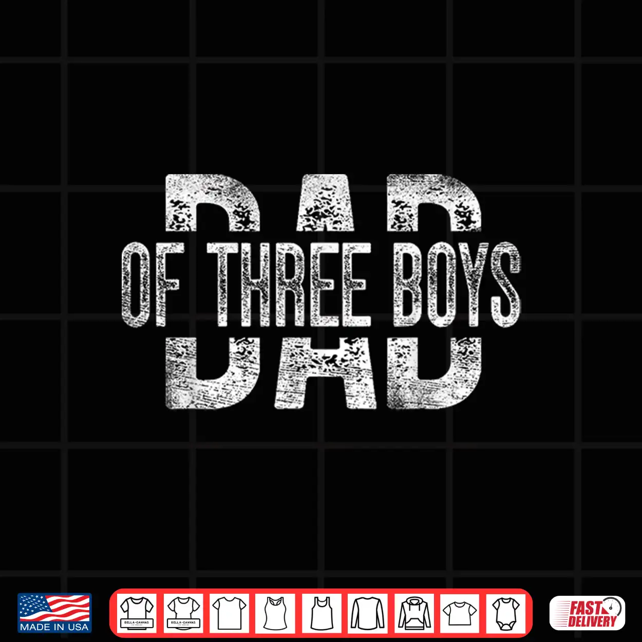 Dad Of Three Boys Gifts Daddy Of 3 Sons Father’S Day Shirt Dad Of Three Boys Gifts Daddy Of 3 Sons Father’S Day Shirt