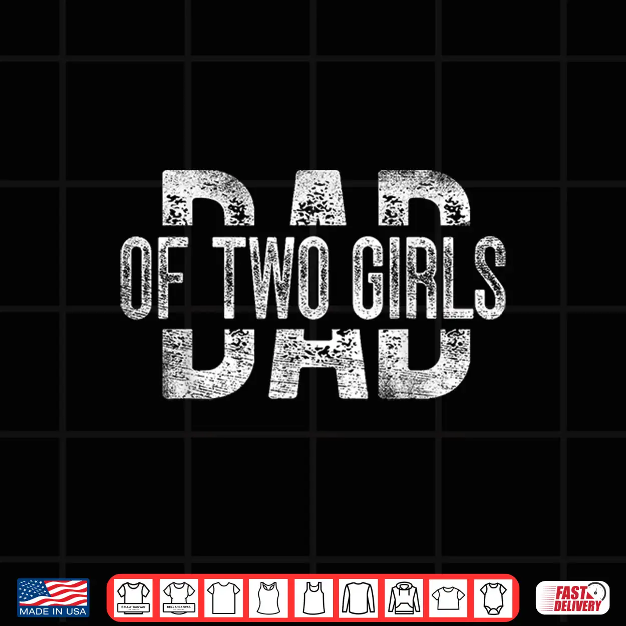 Dad Of Two Girls Gifts Daddy Of 2 Daughters Father’S Day Shirt Dad Of Two Girls Gifts Daddy Of 2 Daughters Father’S Day Shirt