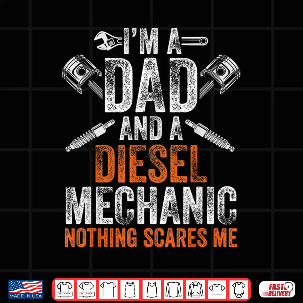 Diesel Mechanic Dad Shirt For Men Father’S Day Halloween Diesel Mechanic Dad Shirt For Men Father’S Day Halloween