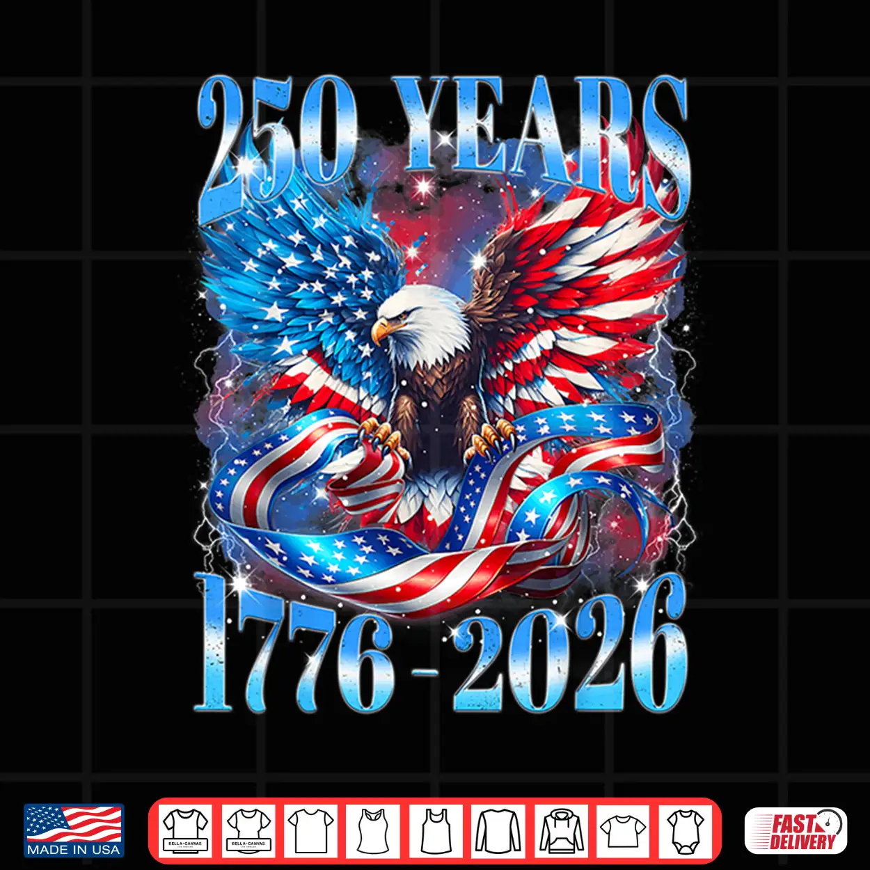 Eagle Bald American 1776 2026 250 Years Freedom 4Th Of July Shirt Eagle Bald American 1776 2026 250 Years Freedom 4Th Of July Shirt