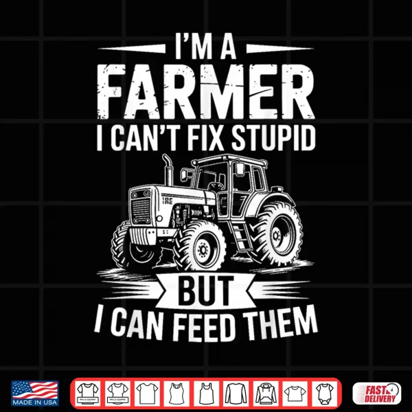 Design Farm Farmer Art for Men Women Agriculture Tractor Farming Shirt
