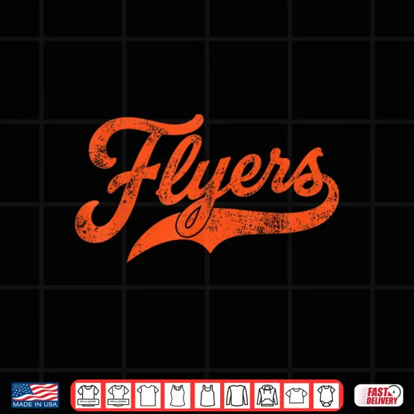 Design Flyers Vintage for Men Women Boys Girls Kids Youth Shirt