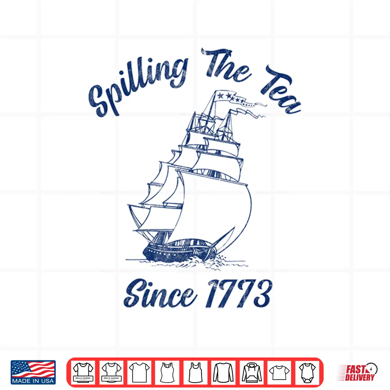Fourth Of July Spilling The Tea 1773 Funny American History Shirt Fourth Of July Spilling The Tea 1773 Funny American History Shirt