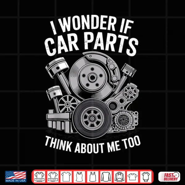 Design Funny Car Parts Art Auto Mechanic Car Parts Shirt