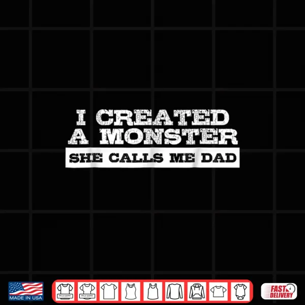 Design Funny Tshirt Gift for Dad from Daughter First Fathers Day