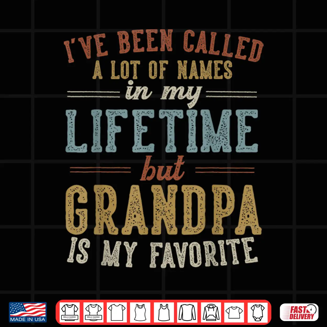 Grandpa Is My Favorite Name Father’S Day Grandpa Shirt Grandpa Is My Favorite Name Father’S Day Grandpa Shirt