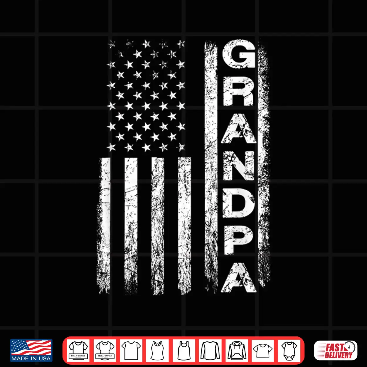 Grandpa Vintage American Flag Father’S Day 4Th Of July Papa Shirt Grandpa Vintage American Flag Father’S Day 4Th Of July Papa Shirt