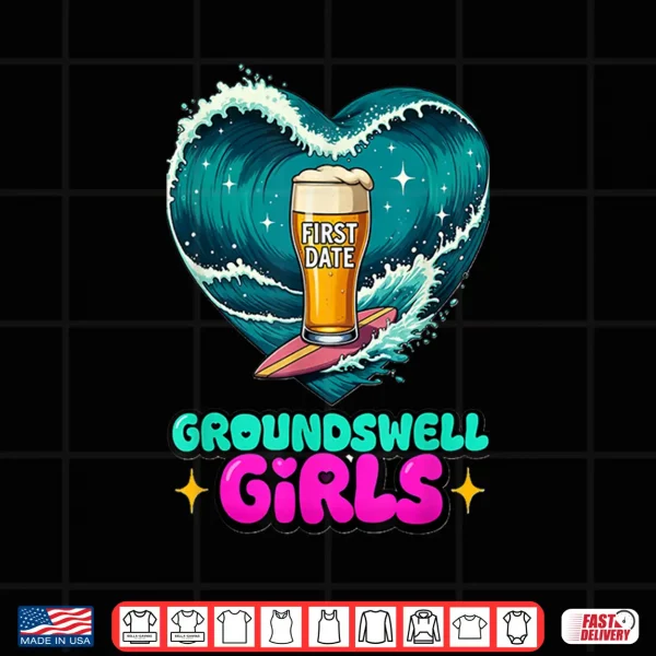 Design Groundswell Girls Professional Minimalist Modern Graphic Shirt