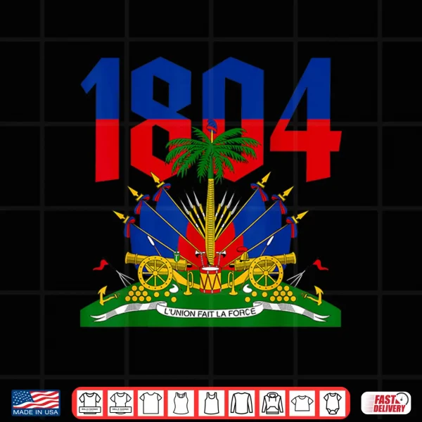 Design Haitian Revolution 1804 Haiti Flag Independence Day Shirt