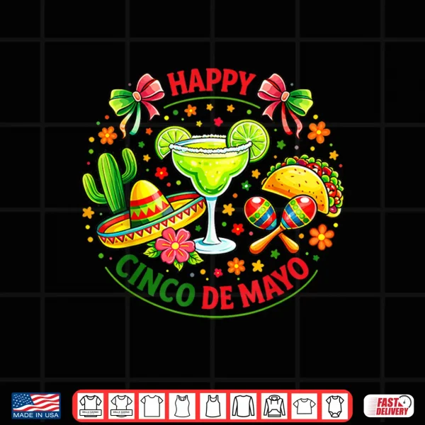 Design Happy Cinco de Mayo Fiesta Mexican Party Shirt