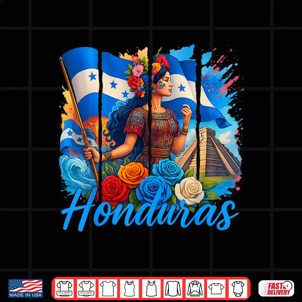 Honduran Flag Copan Honduras Trip Family Vacation Men Women Shirt Honduran Flag Copan Honduras Trip Family Vacation Men Women Shirt