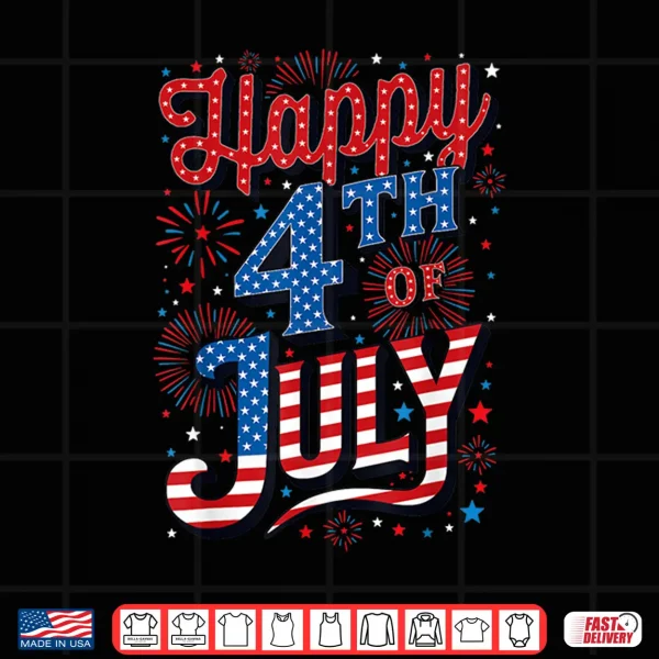 Design Independence Day Happy 4th Of July Shirt