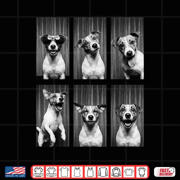 Design Jack Russell Photobooth Dog Owner Funny Animal Portrait Shirt