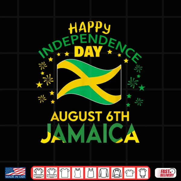 Design Jamaica 62nd Independence Day Jamaican Pride Jamaica Flag Shirt
